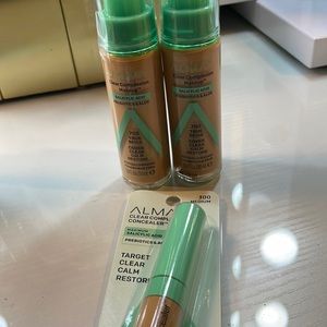 Almay clear complexion foundation and concealer